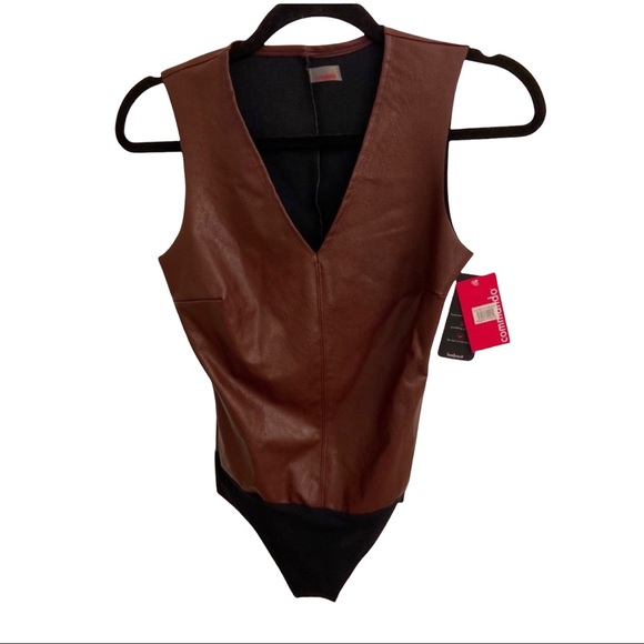 Commando Faux Leather Bodysuit - Picture 14 of 14